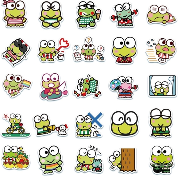Keroppi Sticker Pack - Multicolor - Picture 3 of 9